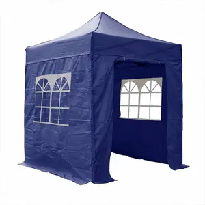 Airwave Four Seasons Essential 2x2 Pop Up Gazebo with Sides Blue