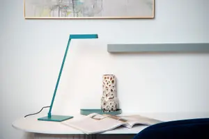 Lucide LAVALE - Table lamp - LED Dim. - 1x3W 2700K - Turquoise