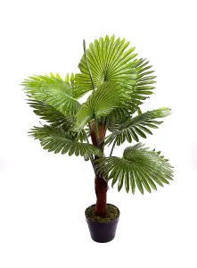 Best Artificial 3ft - 90cm Fan Palm Tree