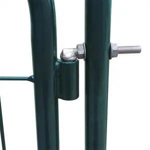 Berkfield Garden Fence Gate 100x100 cm Green