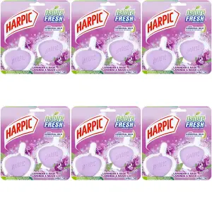 Harpic Hygienic Toilet Rim Block Twin pack Lavender 2 x 40g (Pack of 6)