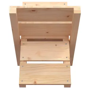 Berkfield Log Holder 47x39.5x48 cm Solid Wood Pine