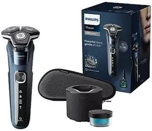 Philips Wet & Dry Electric Shaver Series 5000 With Pop-Up Trimmer, Travel Case, Quick-Clean Pod & Full Led Display – S5880/50