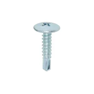 TIMCO Self-Drilling Wafer Head Silver Screws - 4.2 x 19