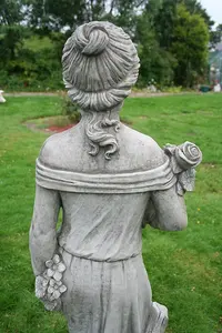 Large Conservatory Female Statue with Bouquet(No Plinth)