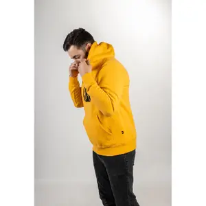 Caterpillar - Trademark Hooded Sweatshirt - Yellow - Large