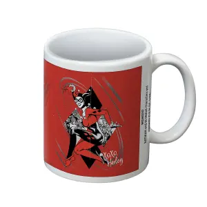 Batman Harley Quinn Play Mug White/Red (One Size)