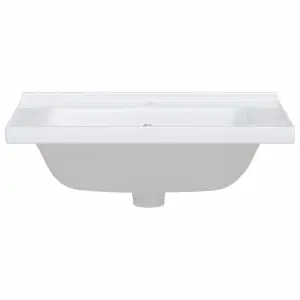 Bathroom Sink White 61x48x19.5 cm Rectangular Ceramic