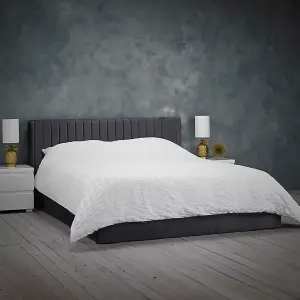 Berlin Ottoman Silver Double Bed