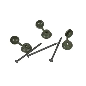 PACK OF 10 (Total 200 Fixings) - Green Roof Sheet Fixings