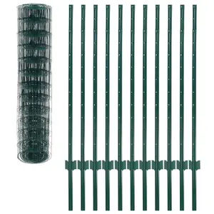 Lundeen Green Metal Wire/Mesh Fence 120cm H x 2000cm W