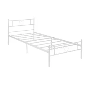 Aaru Bed Frame White / Single (3')