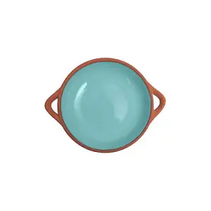 Dexam Sintra Small Glazed Terracotta Tapas Dish Duck Egg