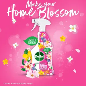 Dettol Antibacterial Multipurpose Cleaner Flower Power 750ML (Pack Of 3)