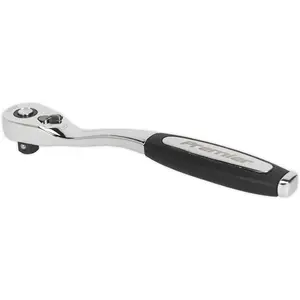 High-Performance Offset Pear-Head Ratchet Wrench - 3/8" Drive with 108-Tooth Mechanism