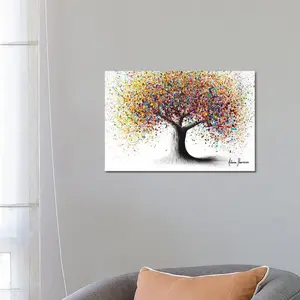 Rainbow Soul Tree by Ashvin Harrison - Print on Canvas Wrapped Canvas / 45.72cm H x 66.04cm W x 1.91cm D