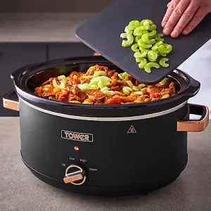 Tower Cavaletto 6.5 Litre Slow Cooker Black