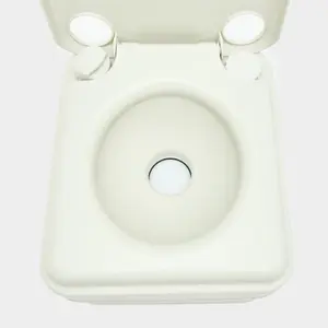 Hi-Gear 10 Litre Lightweight Portable Flushing Toilet, Ideal for Camping