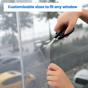 Pack of 3 Mesh Net Window Screen Fly Mosquito Moth Bug Netting Repellent Screen