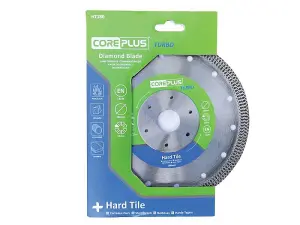 CorePlus HT180 Hard Tile Turbo Diamond Blade 180mm