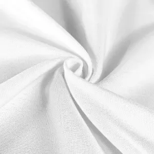 Neel Blue 45"x45" Square Spun Polyester Table Cloth, Water Resistant Linen Table Cover, White