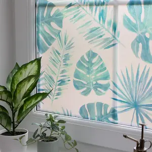 d-c-fix Tropicano Eco Line PVC Free Static Cling Window Film for Privacy and Décor 1.5m(L) 45cm(W)