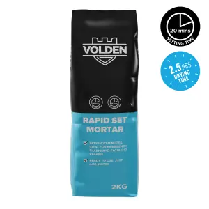 Volden Rapid set Mortar, 2kg Bag - Requires mixing before use