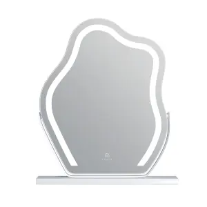 VANITII GLOBAL Hollywood Vanity Mirror with Lights Cloud Shape 3-Color LED Lightstrip