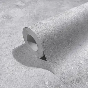 Galerie Urban Textures Silver Plain Metallic Element Wallpaper Roll