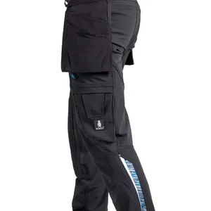 Mascot Advanced Trousers with Holster Pockets and Stretch - Black   (30.5) (Leg Length - Regular)