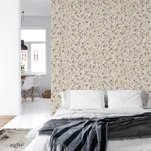 Fine Decor FD24953 Terrazzo Wallpaper, Natural