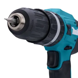 Makita 18v Lithium ion Cordless Combi Hammer Drill with 2x1.5 Batteries HP488DWE