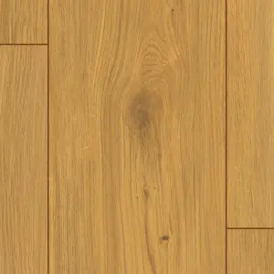 GoodHome Visby Pure Honey Wood effect Laminate Flooring Sample