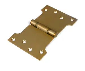 From The Anvil Satin Brass 4" x 4" x 6" Parliament Hinge (pair) ss