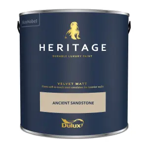 Dulux Trade Heritage Ancient Sandstone Velvet matt Wall paint, 2.5L