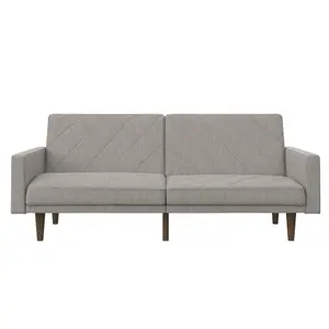 Paxson Clic Clac Sofa Bed in Light Grey Fabric