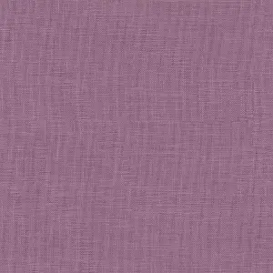 Galerie Rose Garden Purple Lilac Plain Linen Effect Smooth Wallpaper