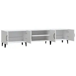 Berkfield TV Cabinet White 180x31.5x40 cm Engineered Wood