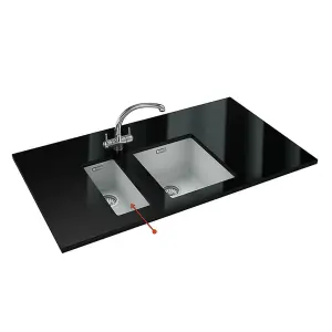 Franke Sirius SID110-16PW 1.0 Bowl Tectonite Undermount White Kitchen Sink