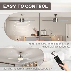 Oyola Ceiling Fan with Light Kit