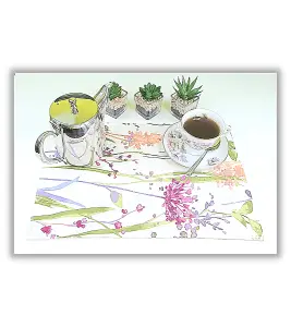 HANDMADE PLACEMATS - HAMPSHIRE SIDEWAYS - 43 X 29 CM SET OF 2