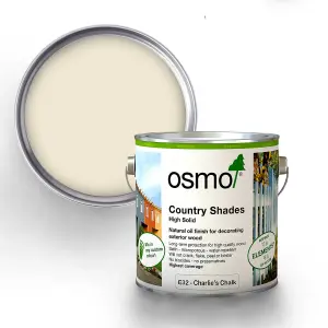 Osmo Country Shades Opaque Natural Oil based Wood Finish for Exterior E32 Charlies Chalk 750ml