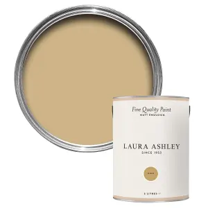 Laura Ashley Gold Matt Emulsion paint, 5L