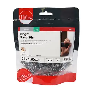 TIMCO Panel Pins Bright - 25 x 1.60