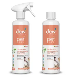 Dew Products Pet All In One Antibacterial 500ml x 2