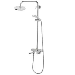 Mixer Shower Set with Rainshower GURARA Silver