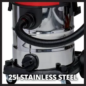 Einhell Cordless Wet And Dry Vacuum Cleaner 150mbar 25L 36V Power X-Change TE-VC 36/25 Li S - Body Only