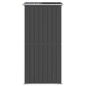 Berkfield Garden Shed Anthracite 192x108x223 cm Galvanised Steel