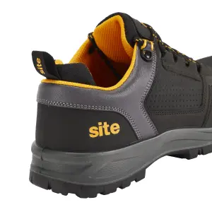 Site Coyle Black Safety trainers, Size 8