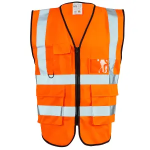 Hi Vis Executive Vest - Orange - Small